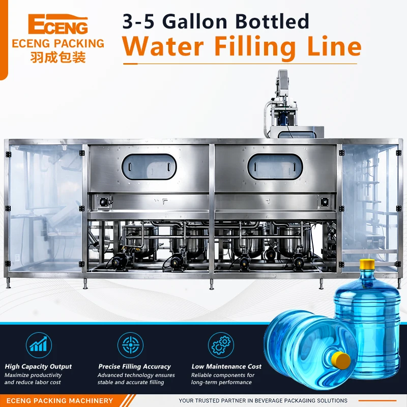 Water Barrelling Line Automatic Water Filling Machine