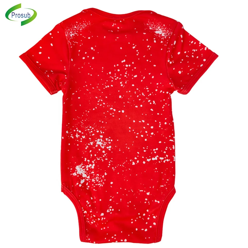 Prosub Wholesale Sublimation Baby Clothes Custom Print Tie Dye Infant T
