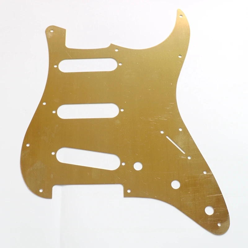 brass pickguard