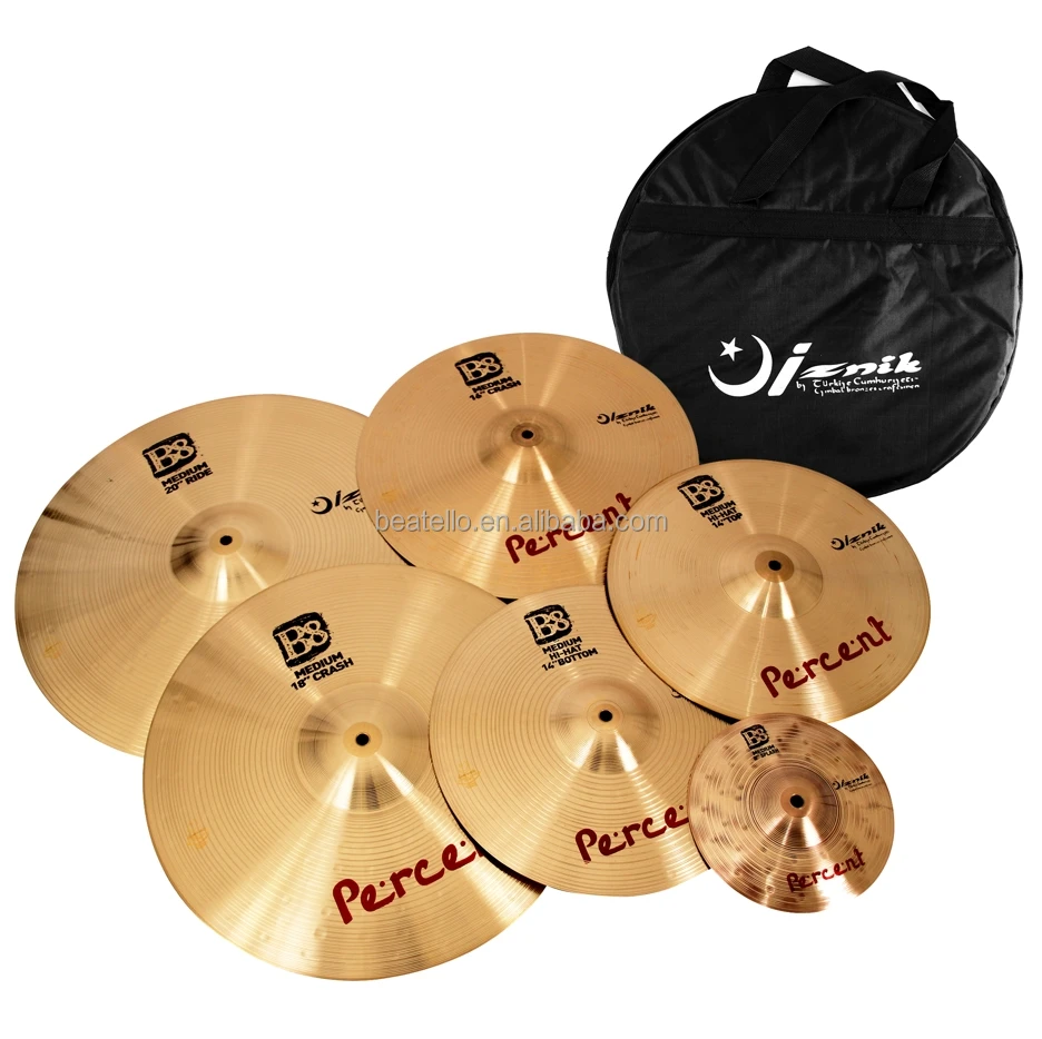 そらきちページ2点セット IZINK 6Pcs Handmade B20 Cymbal Set (6-20 inch) with Bag