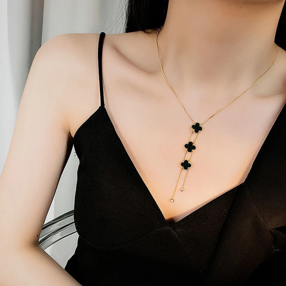 Exquisite Fashion Lady Jewelry Gift Accessories Shell Black and