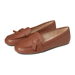 High-end Hard-wearing Comfortable Rubber Sole Leather Shoes for Women