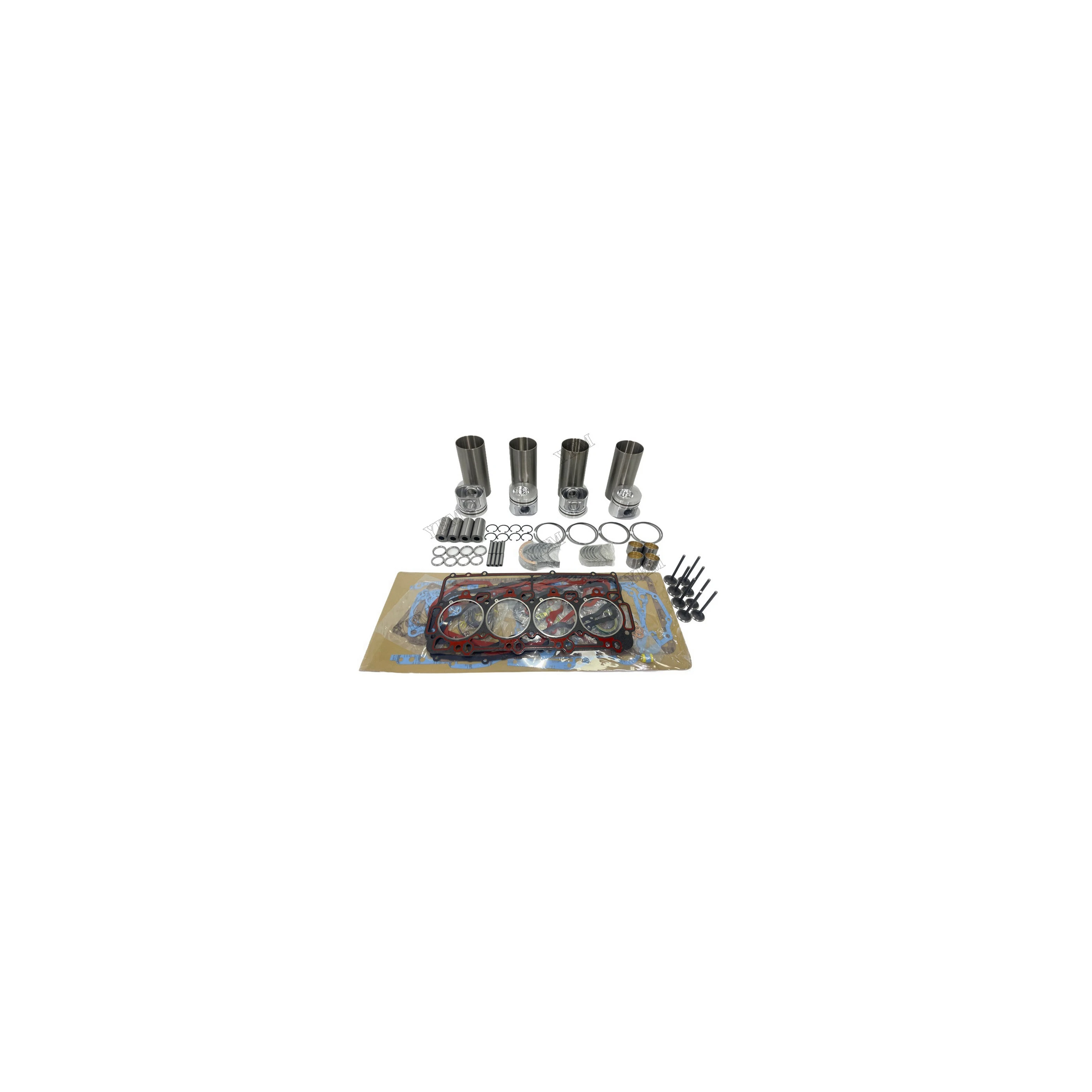 Overhaul Repair Kit With Valves Engine Bearings Cylinder Liner Piston Rings Gasket Kit for Caterpillar 3204 Engine Parts