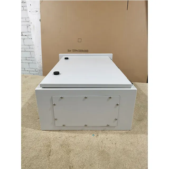 Fully Weld IP66 Aluminum Anodized Extrusion Enclosure With Vent Hood Outdoor Lithium Battery Cabinet Sheet Metal Fabrication