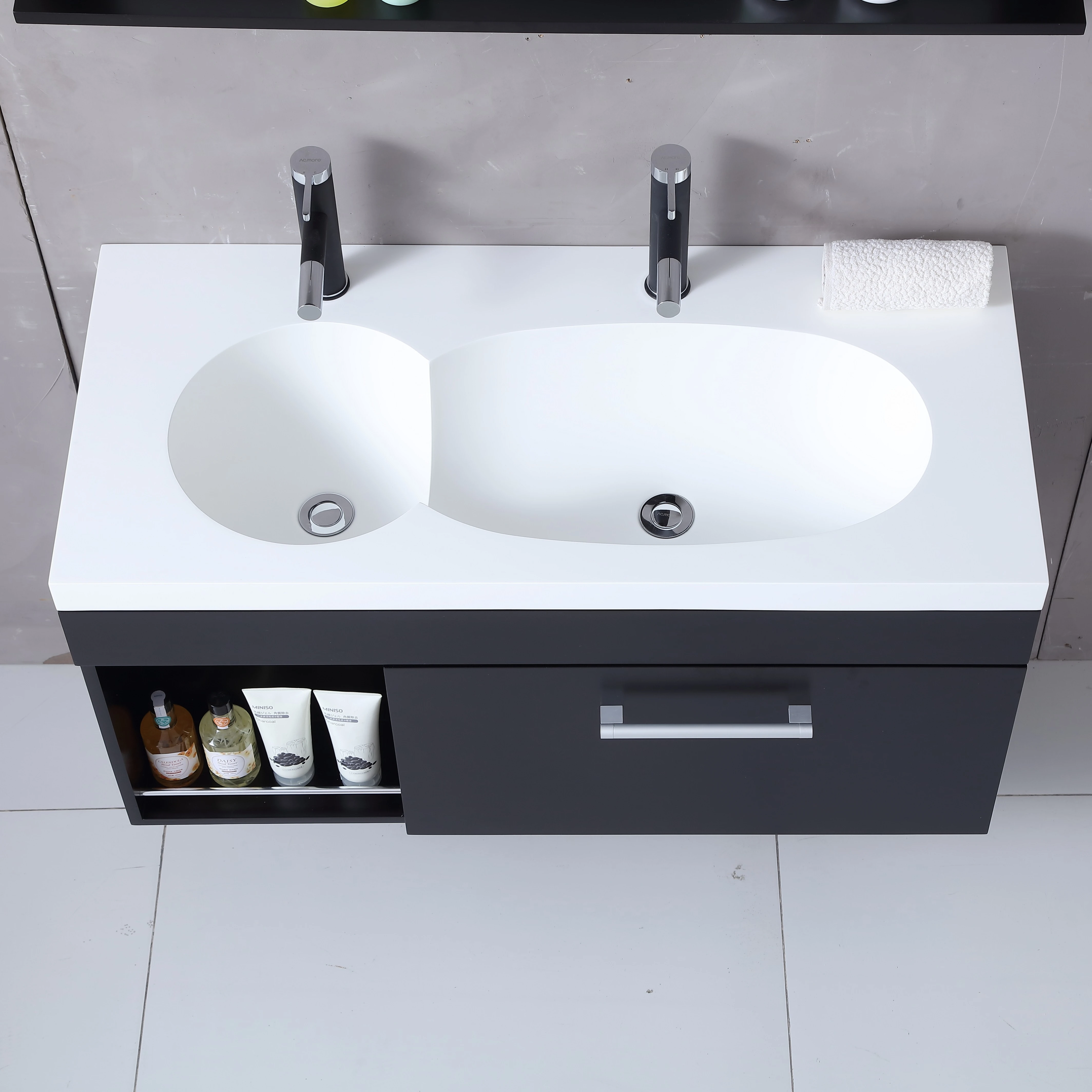 轻松护理可再生人造石亚克力固体表面浴室洗脸盆 - buy china