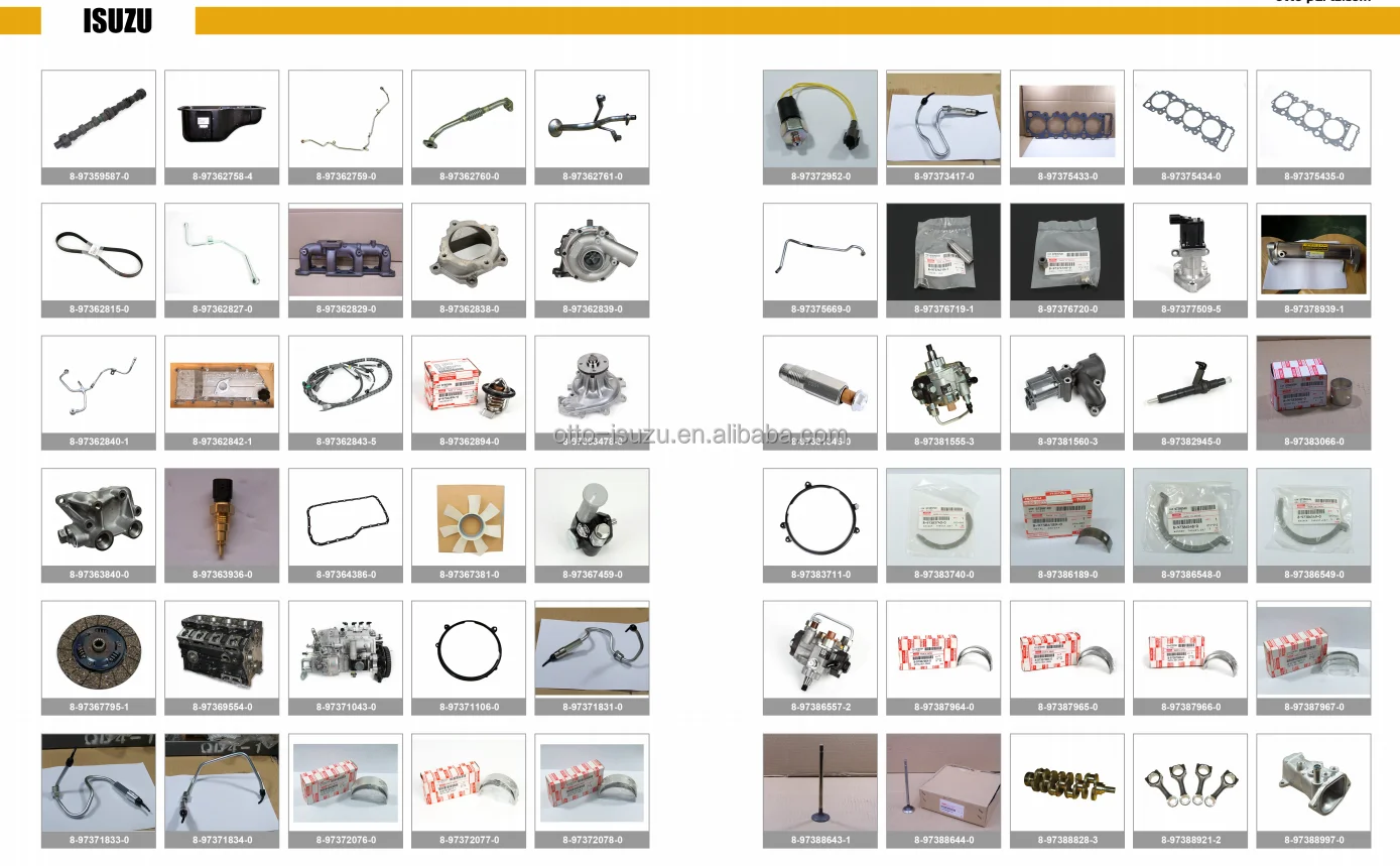 OTTO Excavator Parts - Reliable Fan Belt for Isuzu Molder