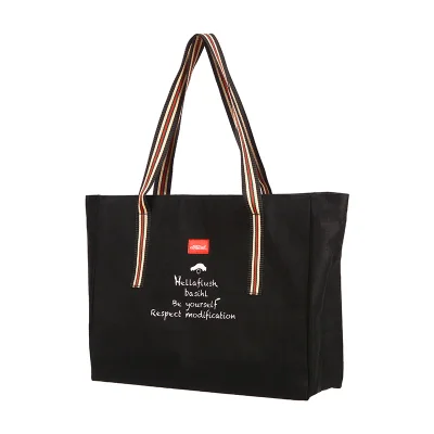 Custom Tote Bag Fabric Waterproof Fabric Totes Bags 100%Polyester Fabric For Women