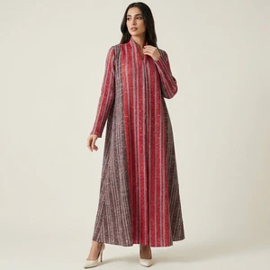 Wholesale Smocked Clothing 2026 New Design Women's Fashion Abaya Design Stretchy Chic Robe One Size