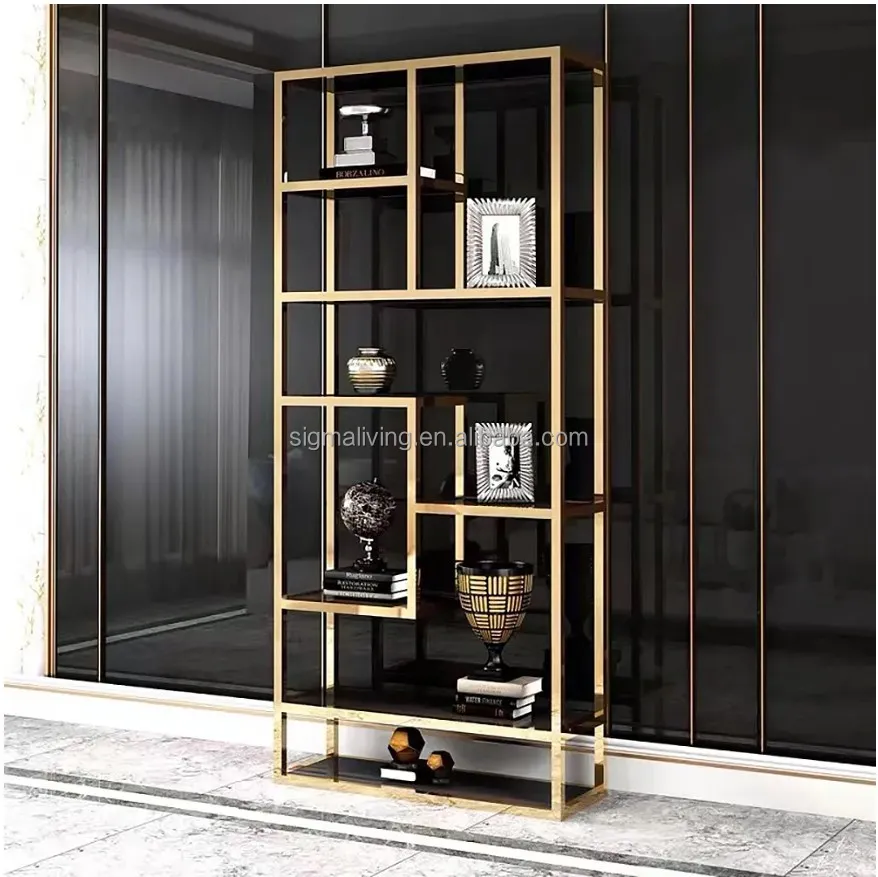 bookshelves indoor furniture luxury display geometric bookshelf