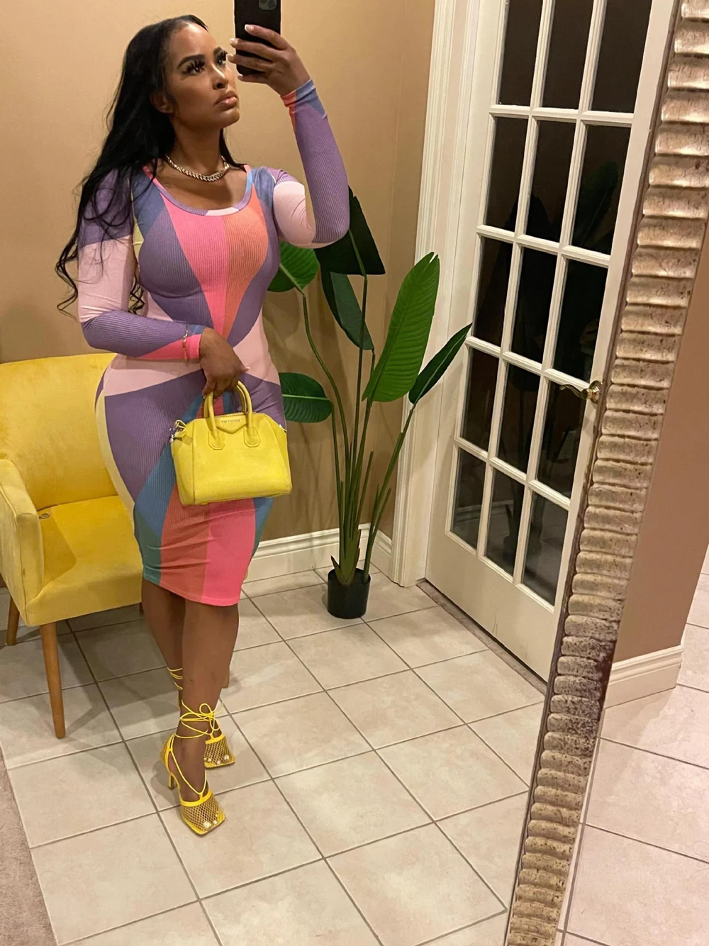 Spring Dress 2023 Women's Fashion Sexy Slim Long Sleeve Positioning