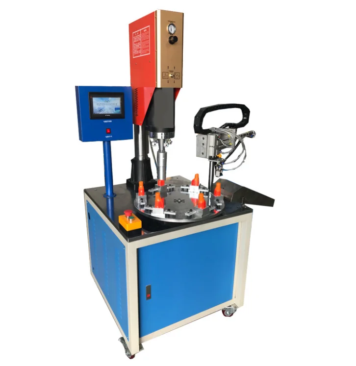 Automatic Turntable 12 Station Ultrasonic Welding Machine Turntable Plastic ABS PVC Welder Ultrasonic Plastic Welder Equipment