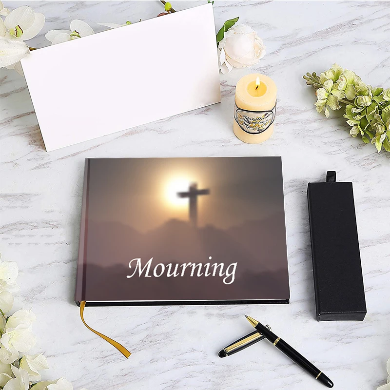 Custom Funeral Guest Memory Book Baby Record Book Guestbook Birthday Graduation Wedding Guest Book