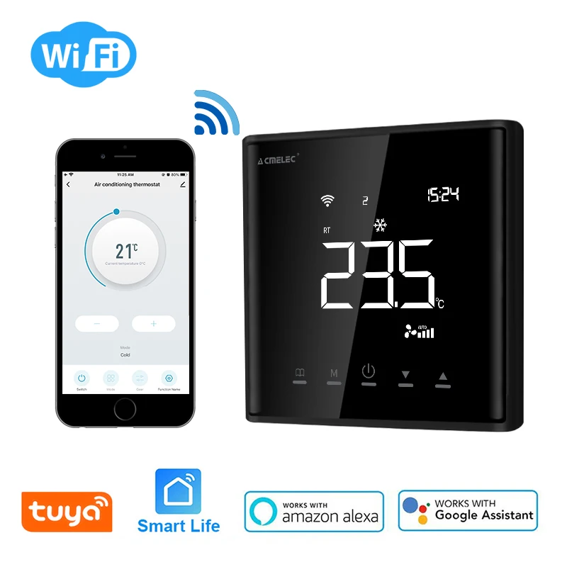 VRF Daikin Tuya Zigbee Air Conditioner Smart Thermostat for Google Home  Alexa DuerOS WIFI Temperature
