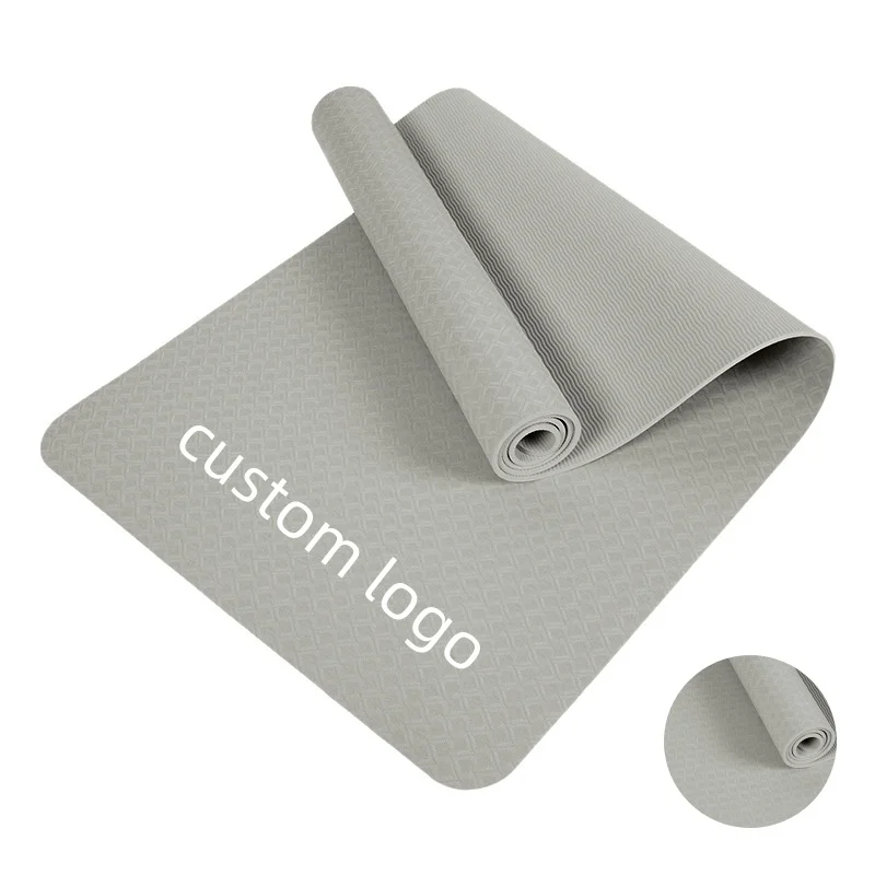 SHENGDE Wholesale High Quality Eco Friendly Foldable Kids Non Slip Double Sided Travel Fitness Workouts Trendy TPE Yoga Mat