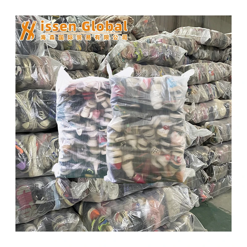 Factory Direct Supply Stock Lot 2023 Kampala Uganda Bales Used Sports Shoes in Bale Sneaker