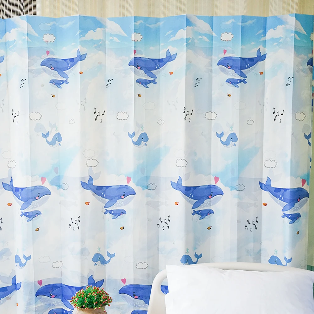 Antibacterial Emergency Ward Privacy Partition Fabric Room Screen Bed Medical Kids Hospital Curtains