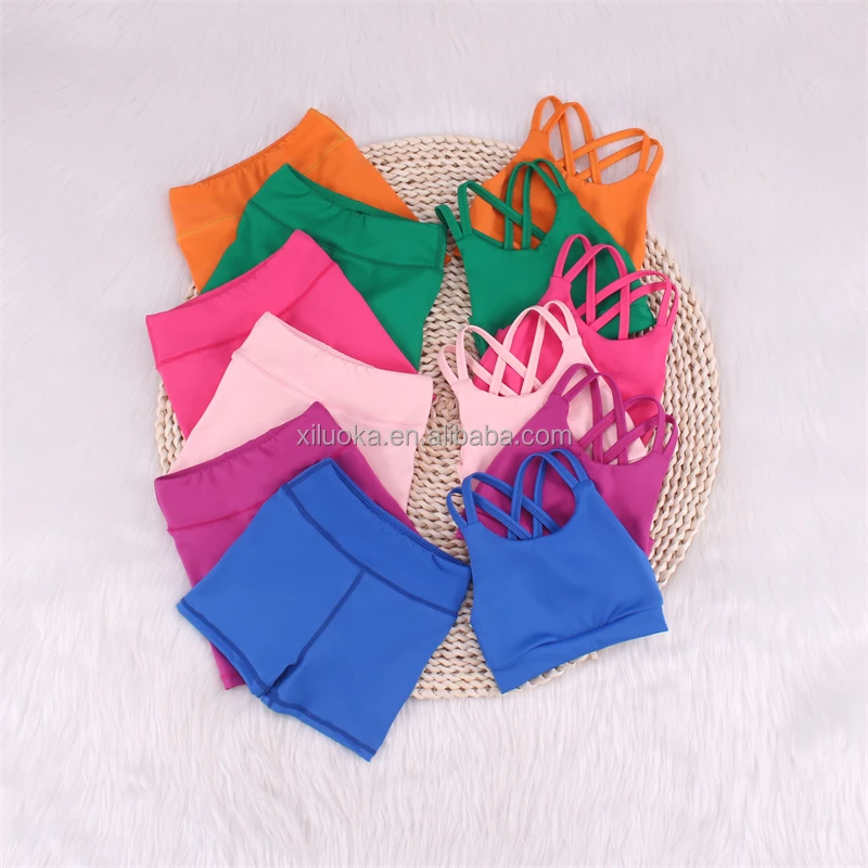 Fast Shipping 2 Pieces Yoga Workout Wear Wholesale Children Gym fast-shipping-2-pieces-yoga-workout-wear-wholesale-children-gym