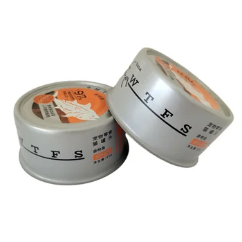 Factory Custom Diameter 83mm Empty Tin Cans For Tuna Chunks 185g