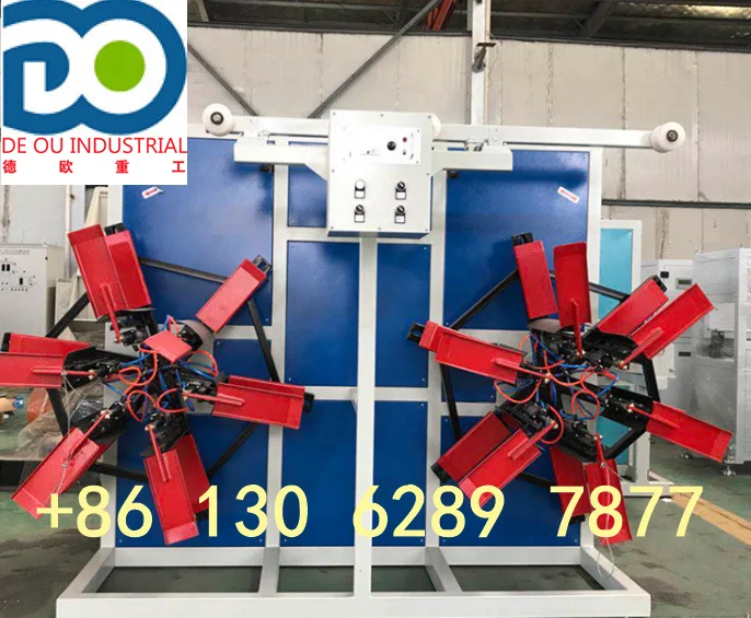 Single Wall Corrugated Tube Pipe Rewinding Machine Max Moment Steel Motor Pipe Winder/coiling Machine