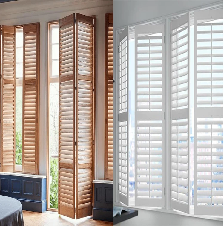 Wooden Frame Plantation Shutter Louvers Plantation Shutter For Home ...