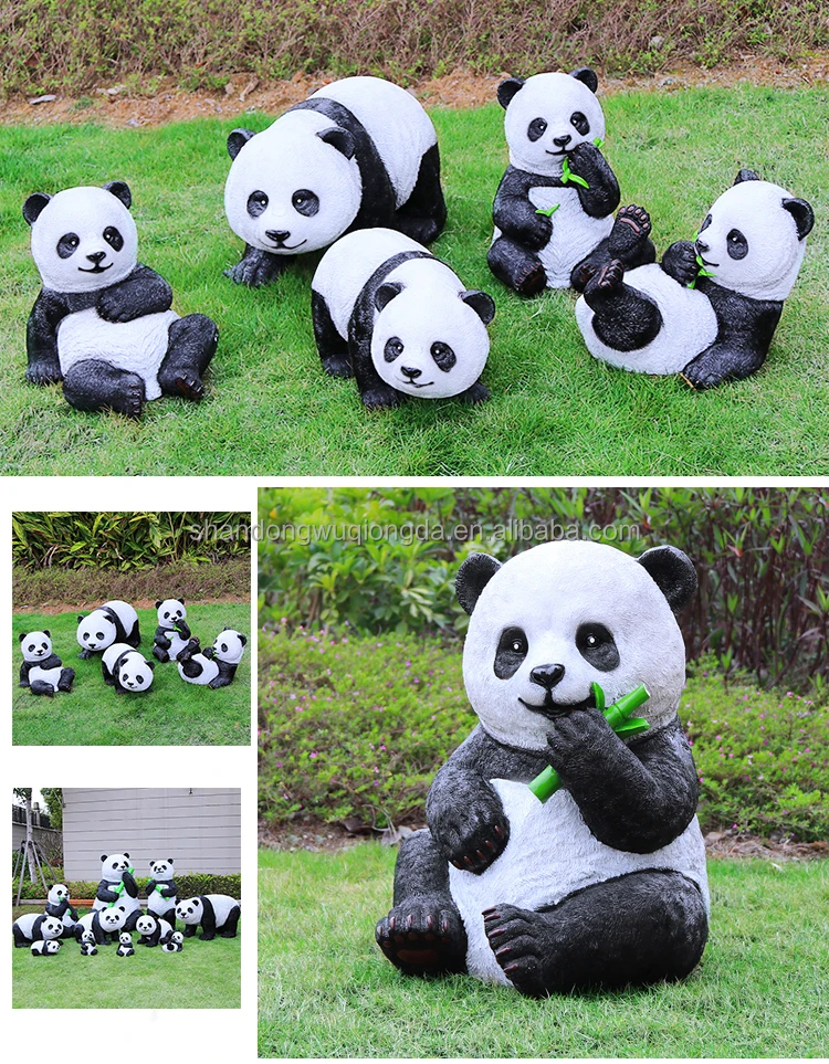 Factory Price Life Size Safari Animal Giraffe Lion Statues Props For