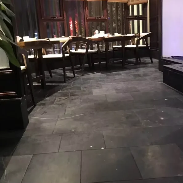 product chinese bluestone honed blue limestone black limestone brick wallstone-2