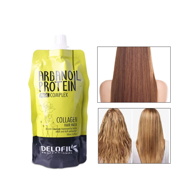 
 Кератиновый коллагеновый крем для лечения волос OEM Кератиновое лечение  