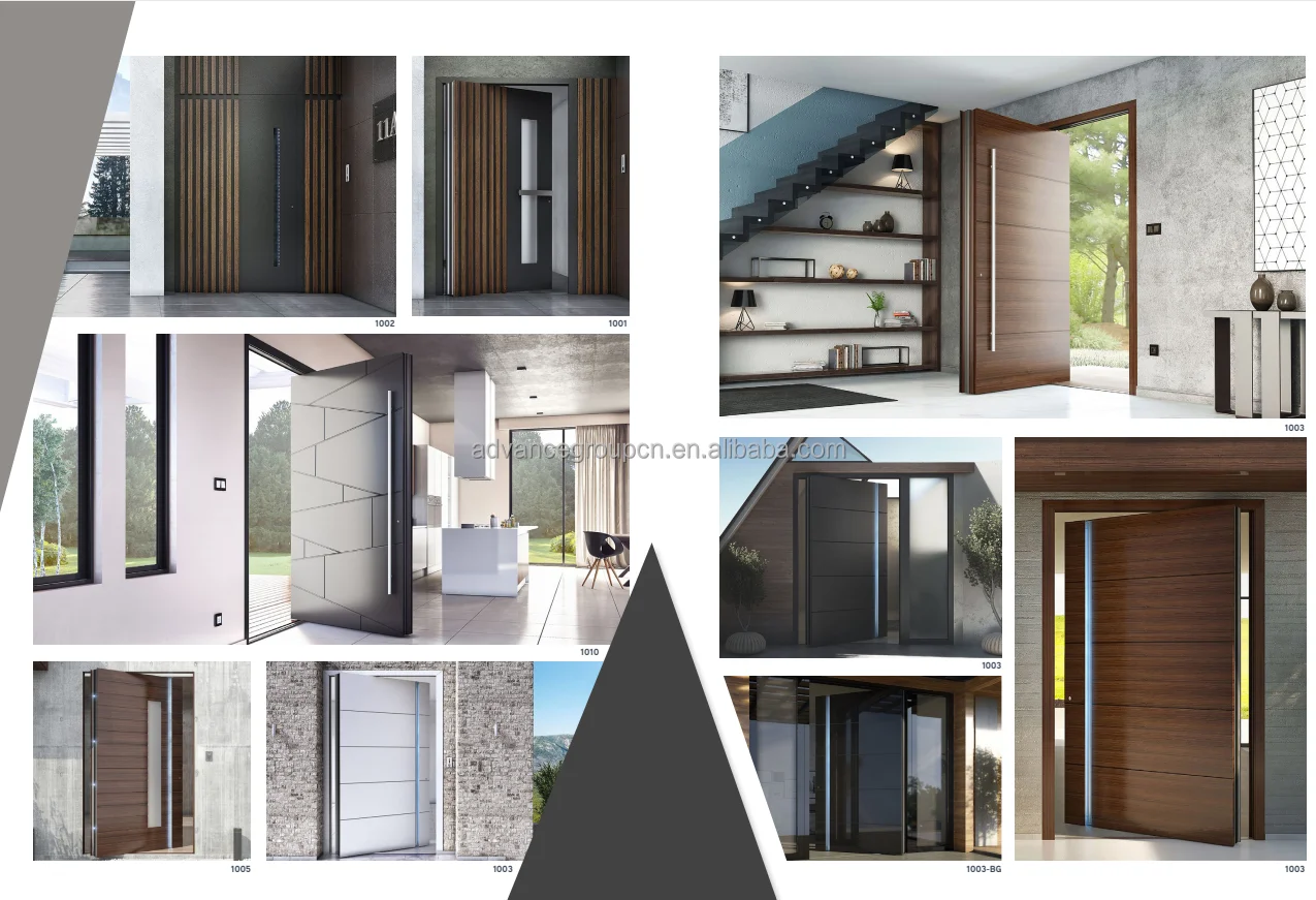 Bullet Proof Security Entry Pivot Door - Steel Security Exterior Doors ...