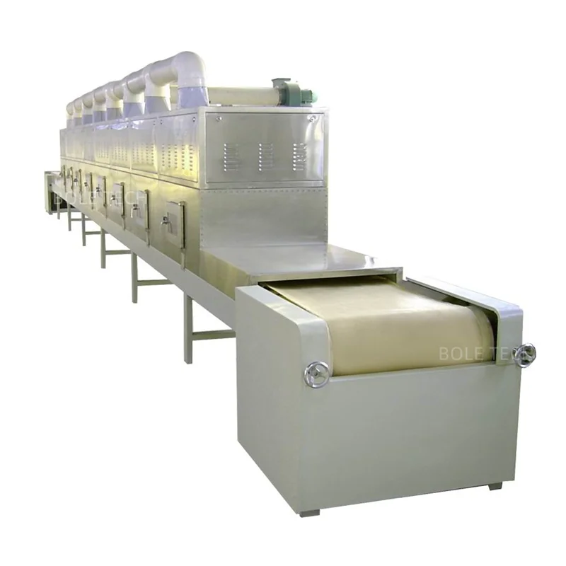 Tobacco microwave drying machine Industrial microwave dryer Tunnel type microwave sterilization