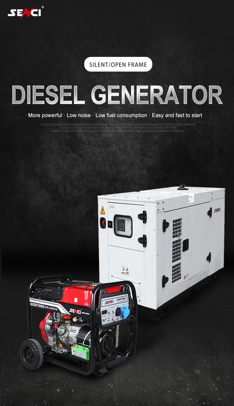 5KW 1-Phase Diesel Generators factory