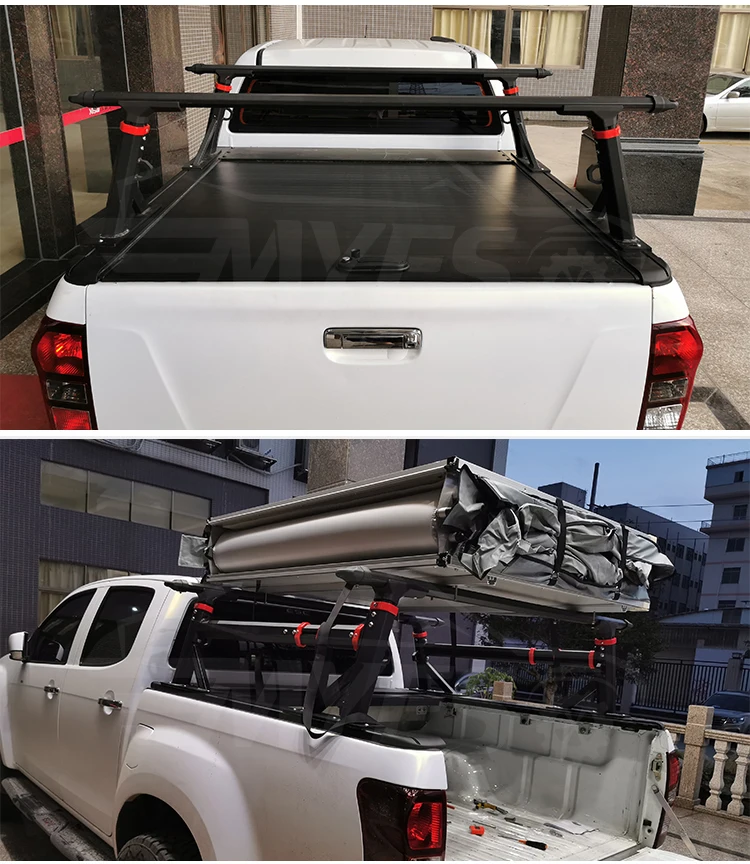 Factory Outlet Pickup Truck Bed Rear Roof Rack Ladder Pick Up Car