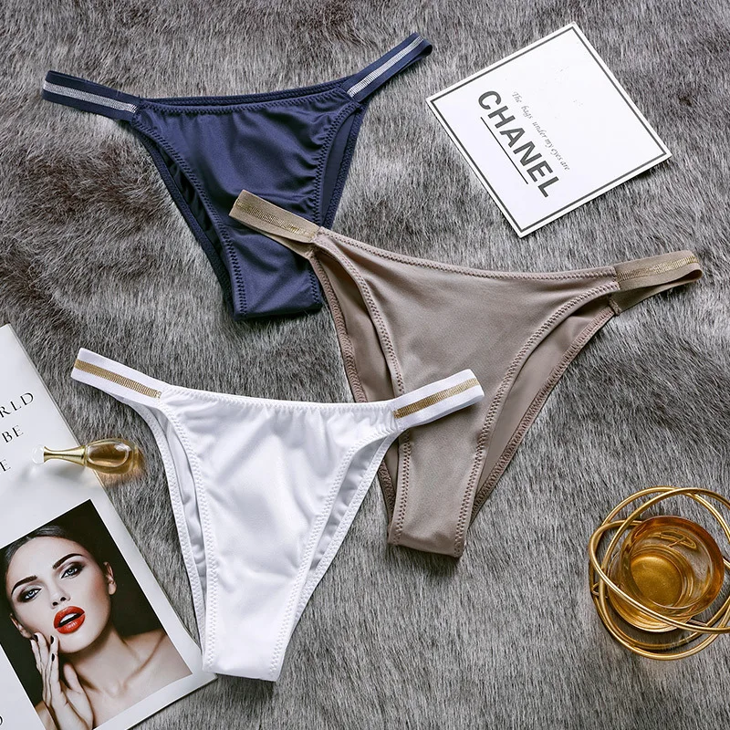 Europa América Sexy mujer medio glúteos ropa interior cintura baja