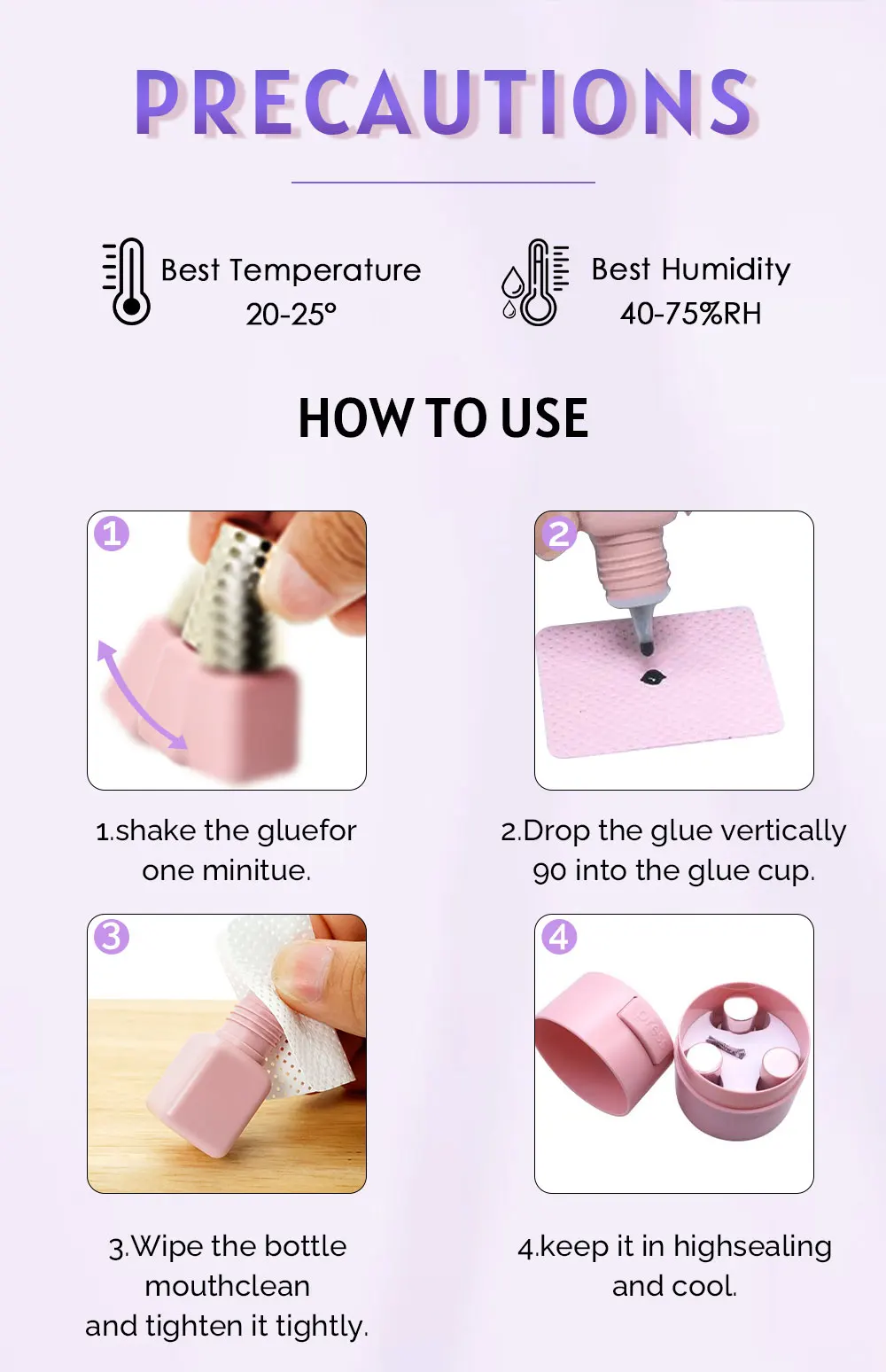 Lashfine Wholesale Microwave Uv Led Eyelash Extension Glue With Private