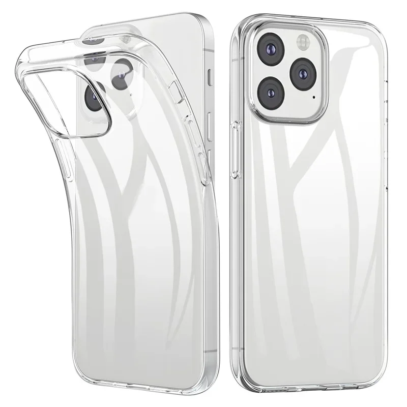 Laudtec Étui de téléphone souple transparent en TPU avec charge sans fil et conception magnétique résistante aux chutes, design personnalisé pour iPhone 16 Pro Max