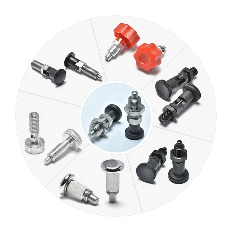 Spring Loaded Locking Pull Pin Latch Knob Index Plunger