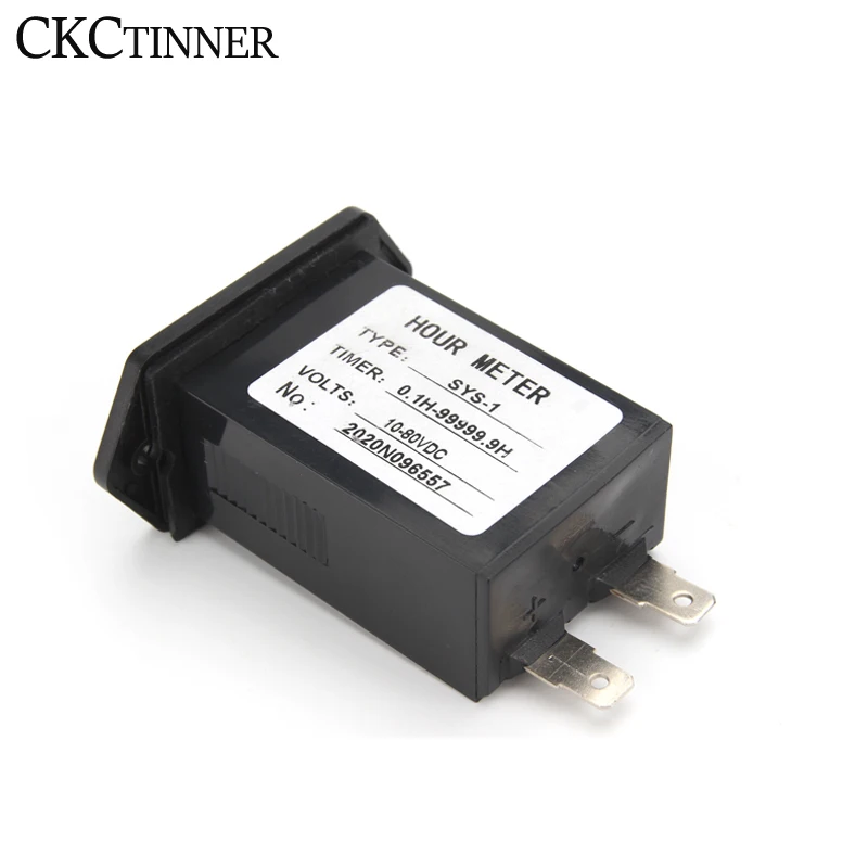 SYS-1 6 цифр DC 10-80V AC 100-250 В час метр цифровой промышленный полный Герметичный кварцевые таймер счетчик механический счетчик моточасов