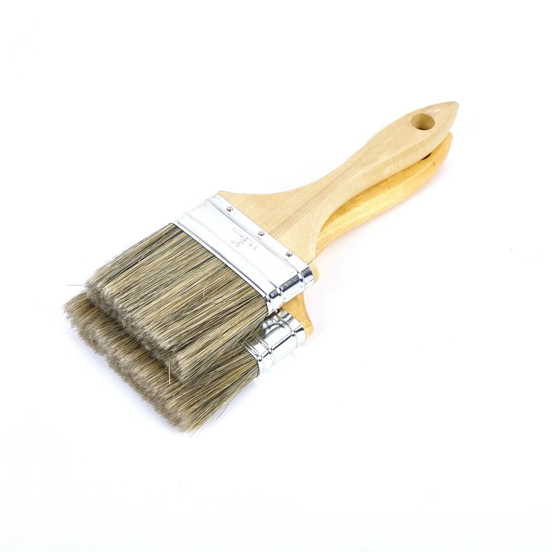 40 spazzole blu, spazzole in nylon, spazzole per bricolage, pennello piatto, pennello dettagliato, adatto per bambini, pittura principiante