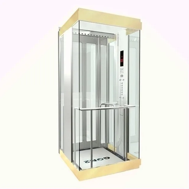 FUJI Brand Capsule Panoramic Elevator Sightseeing Lift External Commercial Passenger Elevator