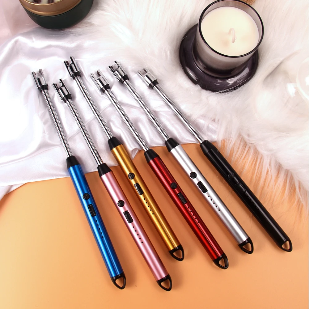 2023 Luxury Custom Electric Lighter Usb Rechargeable Arc Plasma Candle