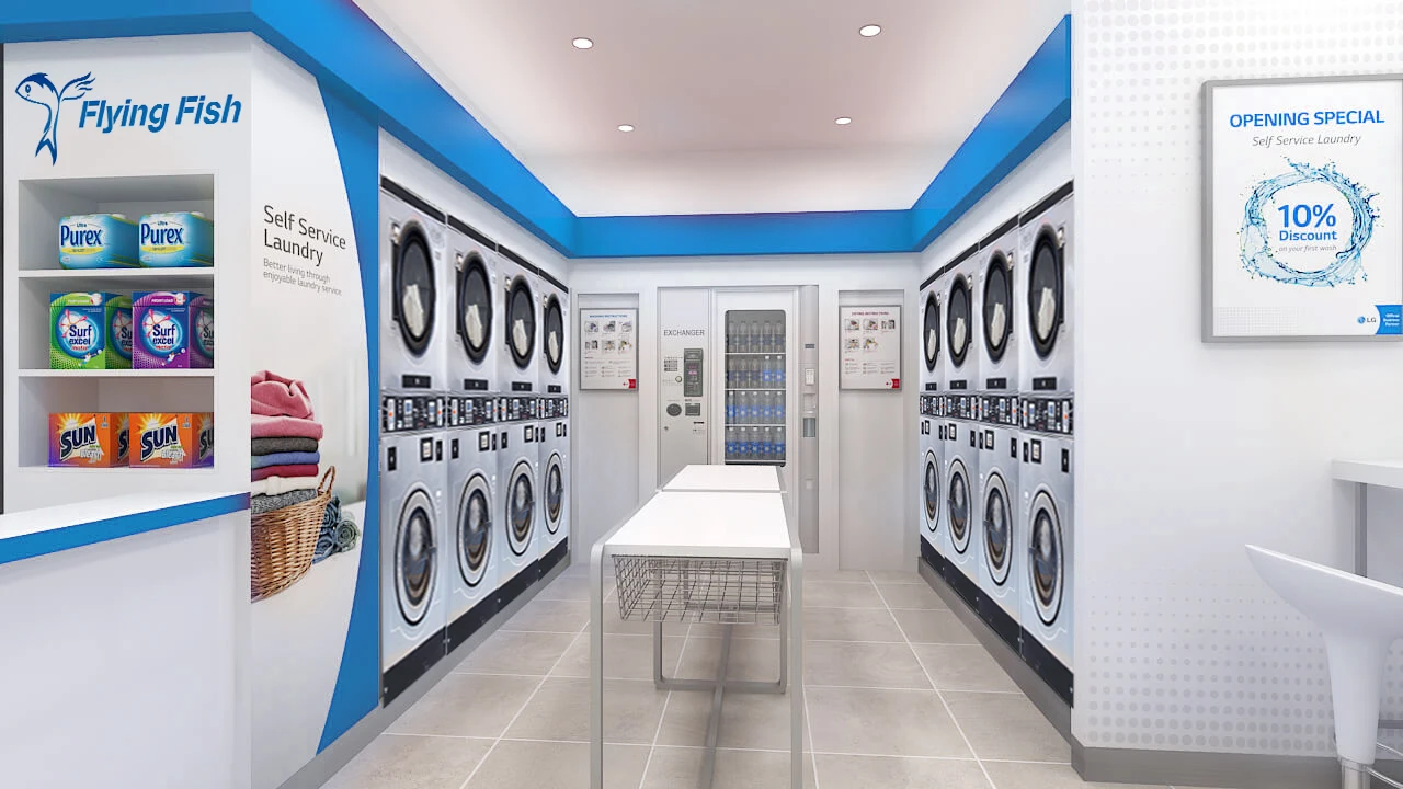 Self Service Coin and IC Card Stack Washer and Dryer Professional Manufacturer factory