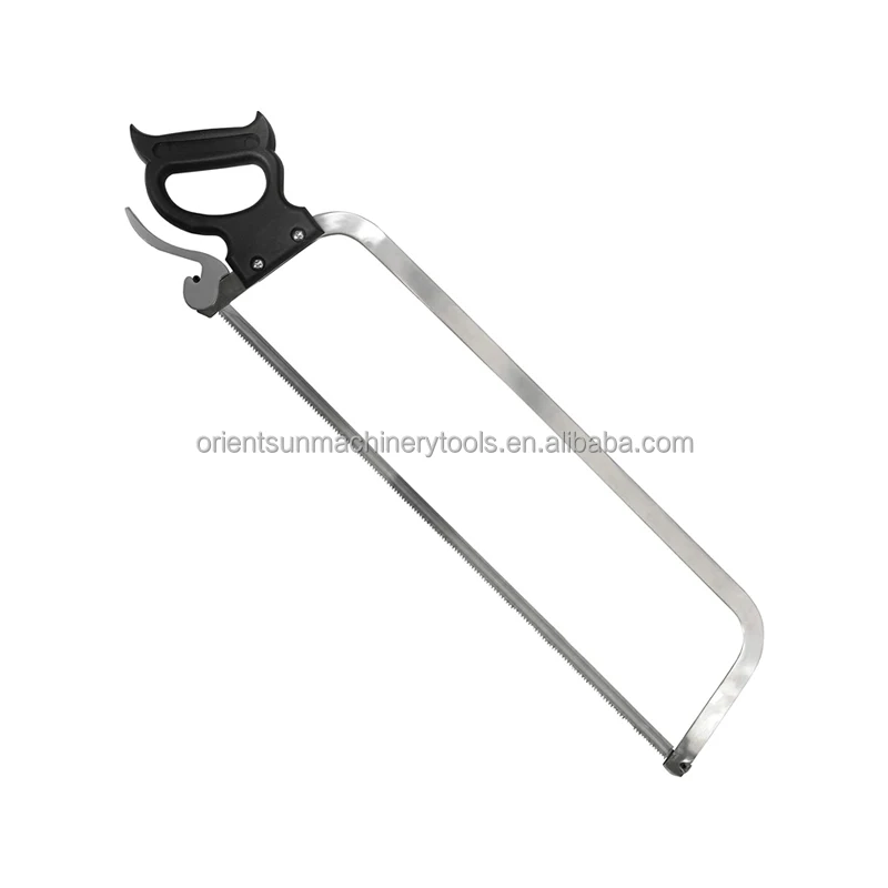 Manual Butcher Meat And Bone Saw With Stainless Steel Serrated Blade