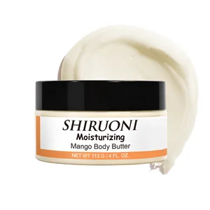 Wholesale Private Label Shea Mango Butter for Body & Face Whitening Moisturizer Anti-Wrinkle Benefits Custom Brand for Women