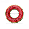 Flotador de piscina con borde verde sandía, 90 cm.