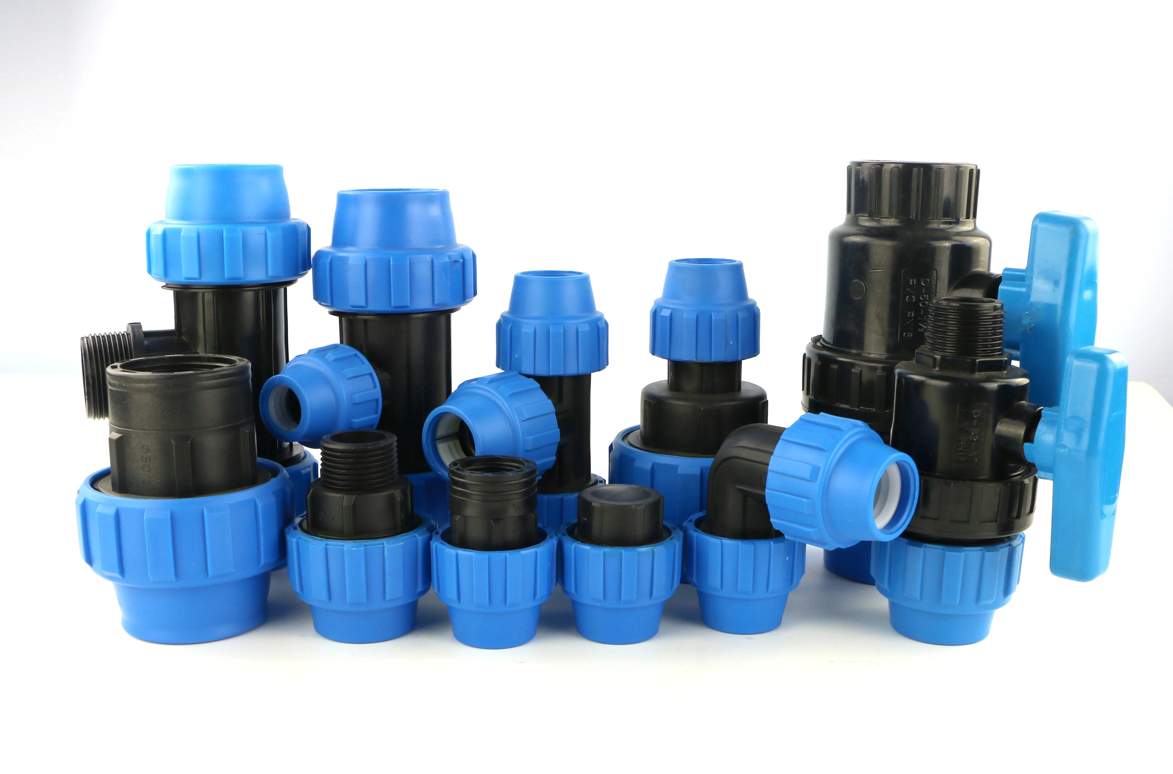 Engate rápido de tubo de água LDPE HDPE e conexões de compressão PP