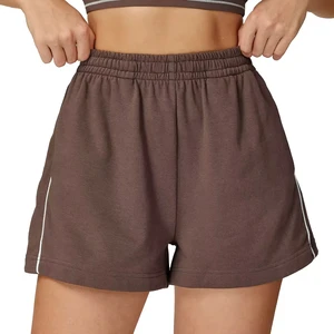 Women's Contrasting Loose Elastic Waist Sports Shorts Soft Breathable Have Pockets Workout Training Fitness Yoga Cycling