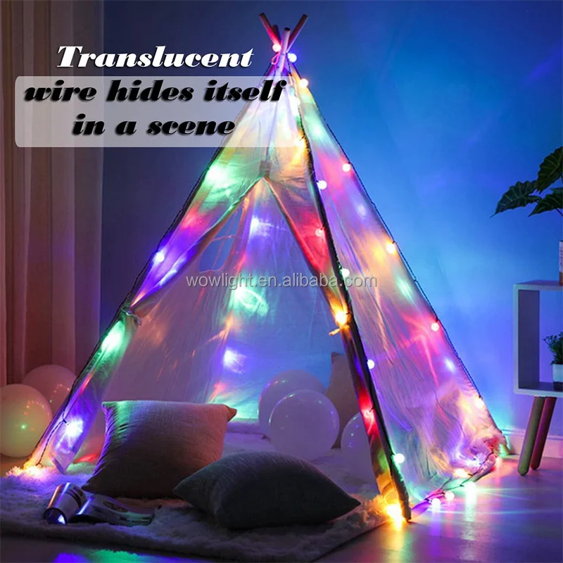 Indoor Hanging String Light for Bedroom 20FT 40 LED Battery Powered Fairy  Lights with Remote Color Changing Twinkle Lights Battery Operated String  Lights - China Christmas Lights, LED Icicle Light