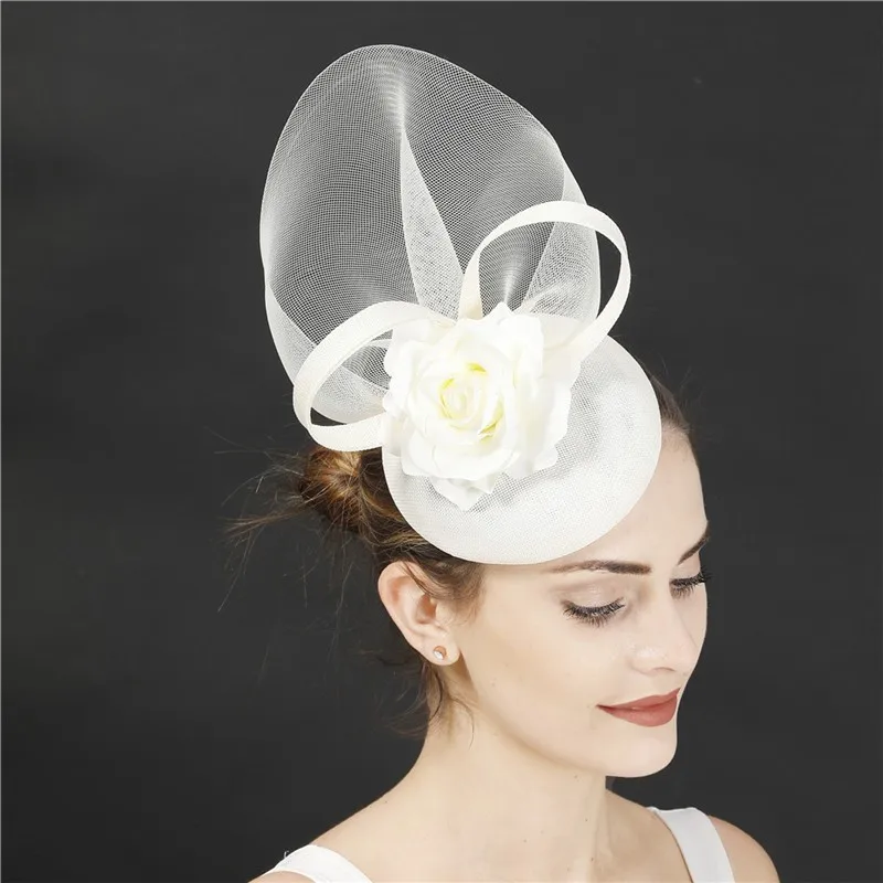 3847 Sinamay Fascinator Pillbox Hats For Women Wedding Tea Party Mesh Z&X Sinamay Fascinator Pillbox Hats for Women Wedding Tea  main image 3