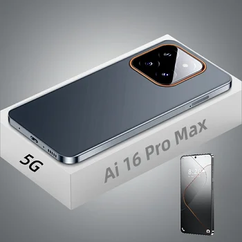 oem 2024 New Product I16 Pro Max Mobile Phones 5g Smartphone 16gb+1tb Full LCD Screen ChatGPT4.5 Cell Phones