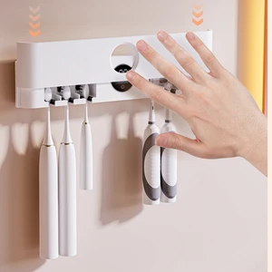 High-End Luxury Toothbrush Sanitizer with LED UVC Ultraviolet Sterilization OEM High-End Products