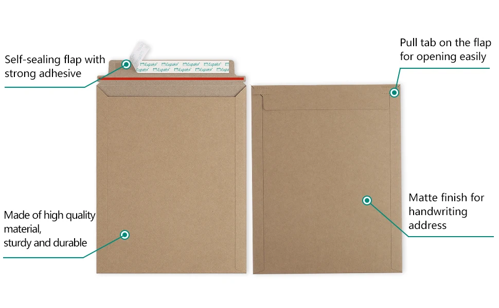 A3 Size Photo Document Shipping Mailer Cardboard Packaging Envelopes